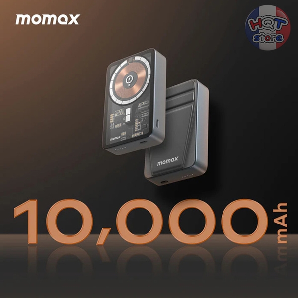 Pin sạc dự phòng Momax Q.Mag Power 11 Magnetic Wireless IP111 10000mah