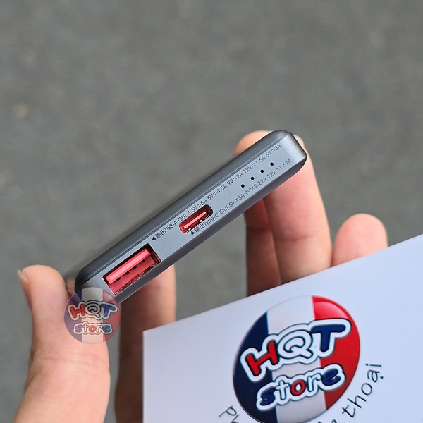 Pin sạc dự phòng WiWU Ultra Slim Wi-P013 22.5W 10000 mah siêu mỏng