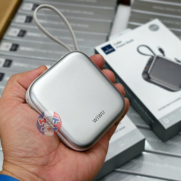Pin sạc không dây 3in1 WiWU Small Square Cube Wi-P055 10000 mah