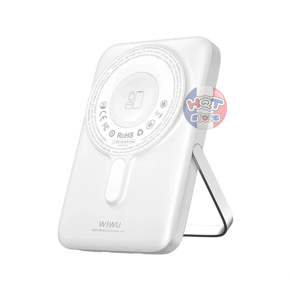 Pin sạc dự phòng không dây WiWU Pioneer Wi-P077 10000 mah có chân đế