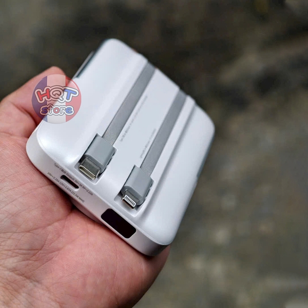 Pin sạc dự phòng không dây WiWU Pioneer Wi-P077 10000 mah có chân đế