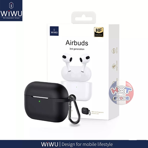 Tai nghe Bluetooth WiWU Airbuds 3 SE hỗ trợ sạc không dây (kèm ốp)