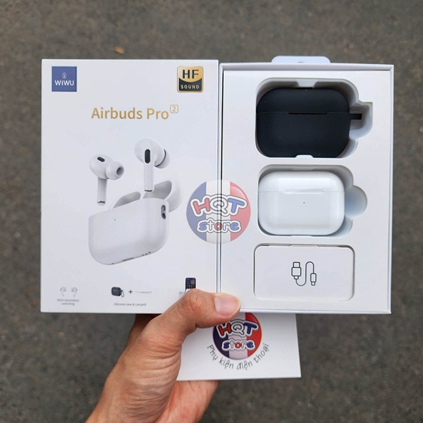 Tai nghe Bluetooth WiWU Airbuds Pro 2 SE HF Sound (tặng kèm ốp lưng)