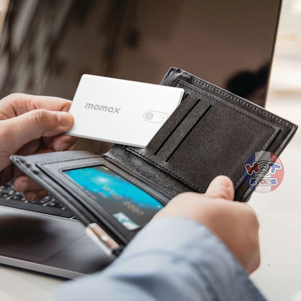 Thiết bị định vị GPS Momax PIN CARD Find My BR6 Ultra Slim Tracker