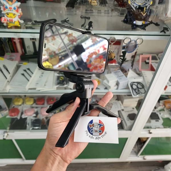 Tripod mini để bàn cầm tay selfie cho điện thoại  máy ảnh