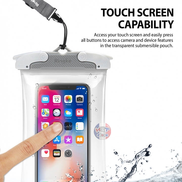 Túi chống nước Ringke Waterproof Pouch Case IPX8 chính hãng