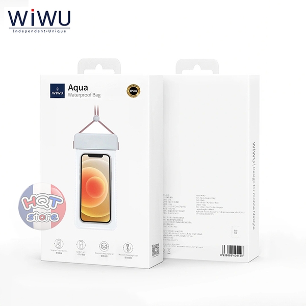 Túi chống nước WiWU Aqua Waterproof Bag IPX8 siêu mỏng trong suốt