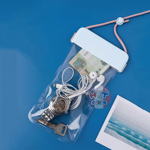 Túi chống nước WiWU Aqua Waterproof Bag IPX8 siêu mỏng trong suốt