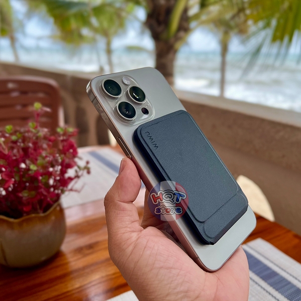Ví da hít Magsafe cài thẻ WIWU Mag Wallet X Pro MW-004 cho iPhone