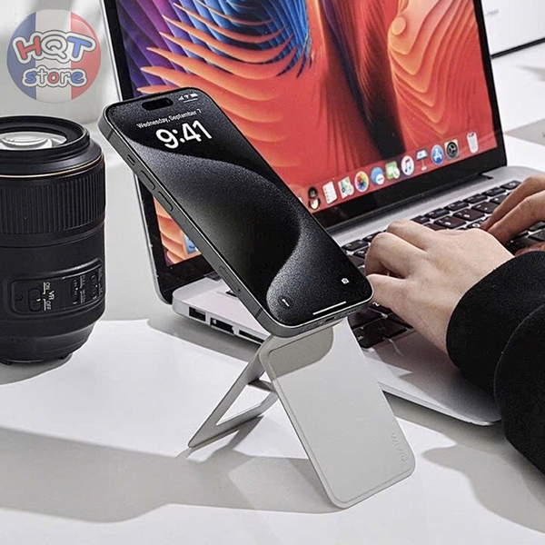 Ví da hít Magsafe cài thẻ WIWU Mag Wallet X Pro MW-004 cho iPhone