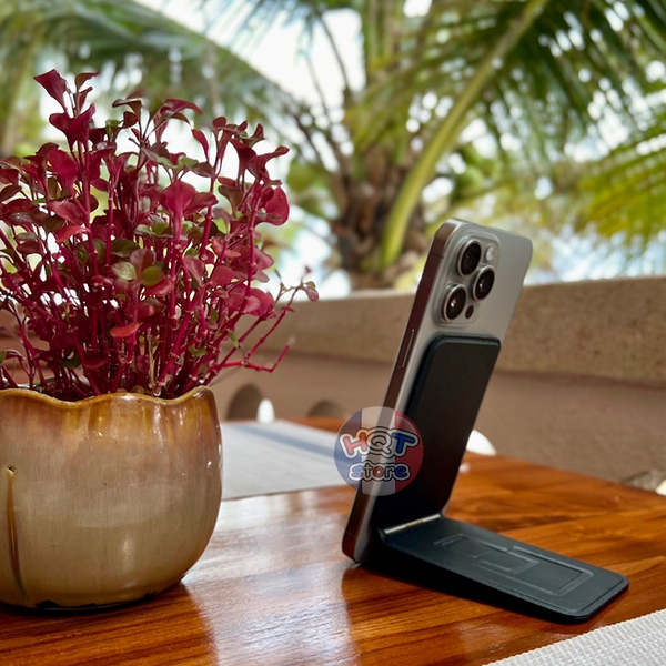 Ví da hít Magsafe cài thẻ WIWU Mag Wallet X Pro MW-004 cho iPhone