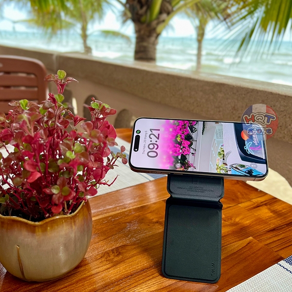 Ví da hít Magsafe cài thẻ WIWU Mag Wallet X Pro MW-004 cho iPhone