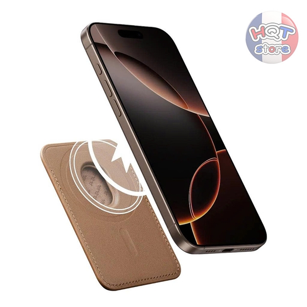 Ví Pitaka Magnetic Woven Wallet hít nam châm Magsafe