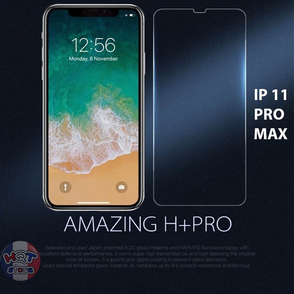 Kính cường lực Nillkin Amazing H+ Pro cho Iphone 11 Pro Max chính hãng