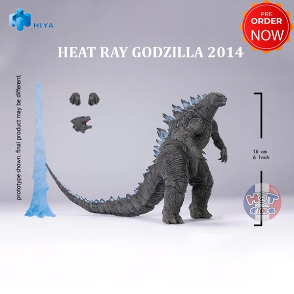 Mô hình Heat Ray Godzilla 2014 Translucent HIYA Exquisite Basic Action Figure 16cm
