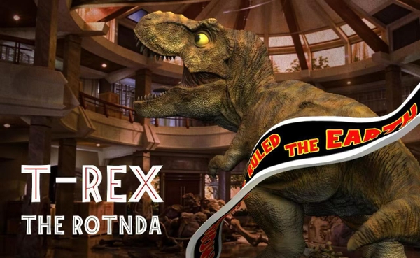 Mô hình T-Rex Rotunda VIN ROUGE Studio 13cm