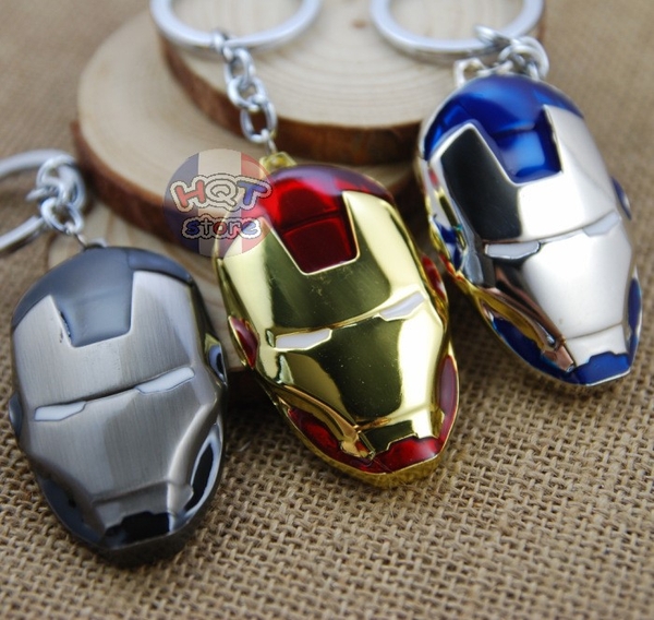 Móc khóa mặt nạ Iron Man