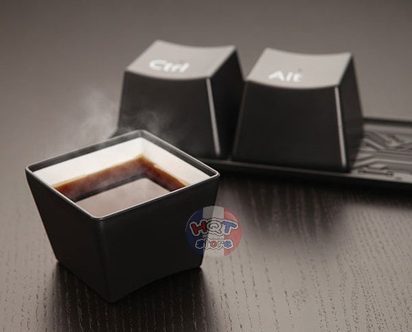 Bộ 3 ly nhựa hình phím CTRL - ALT - DEL