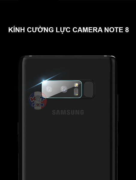 Kính cường lực Camera và Flash cho Samsung Note 8