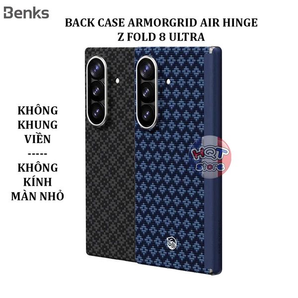 [Air Hinge] Ốp Benks ArmorGrid Samsung Z Fold 8 Ultra BackCase