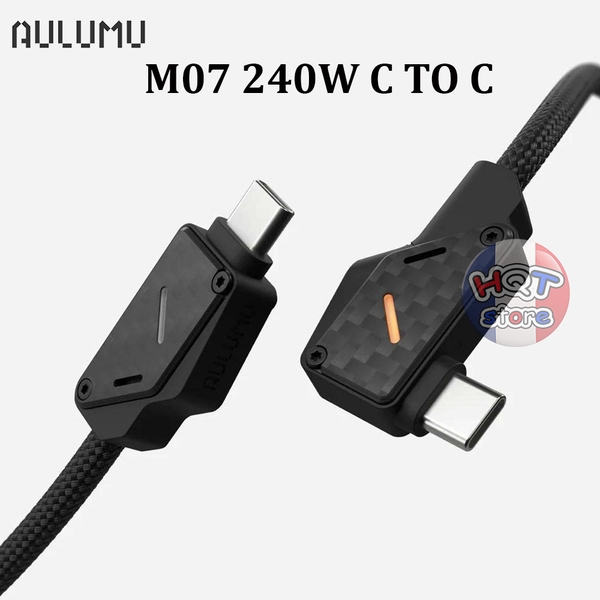 Cáp Sạc Aulumu M07 240W C To C 10Gbps 4K60Hz