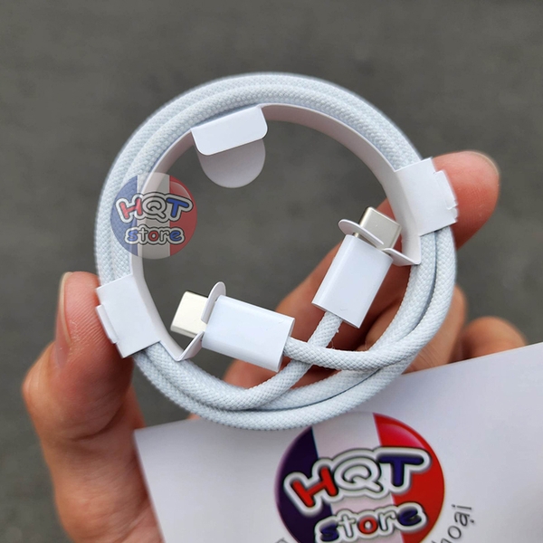Cáp sạc nhanh bọc dù C to C chính hãng Apple