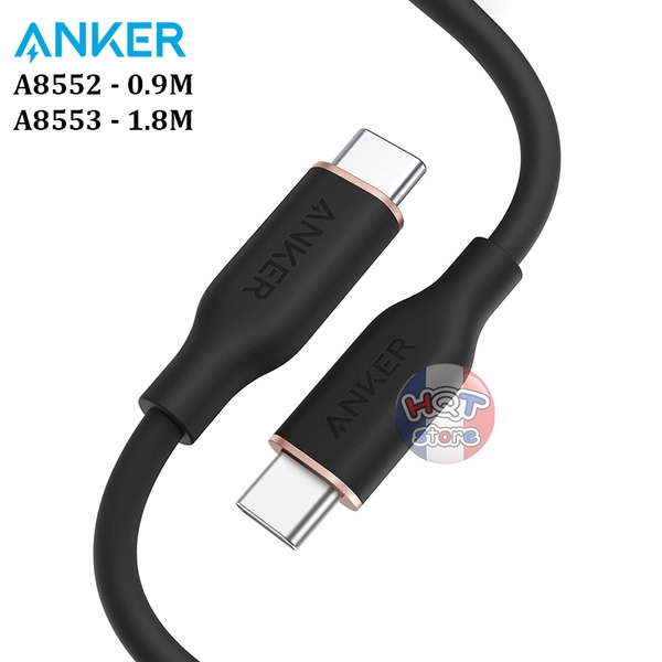 Cáp sạc nhanh C to C 100W ANKER 643 Powerline III Flow A8552 / A8553