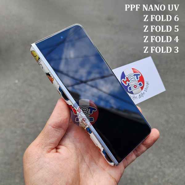 Dán PPF Nano UV full màn hình ngoài Z Fold 6 / 5 / 4 / 3