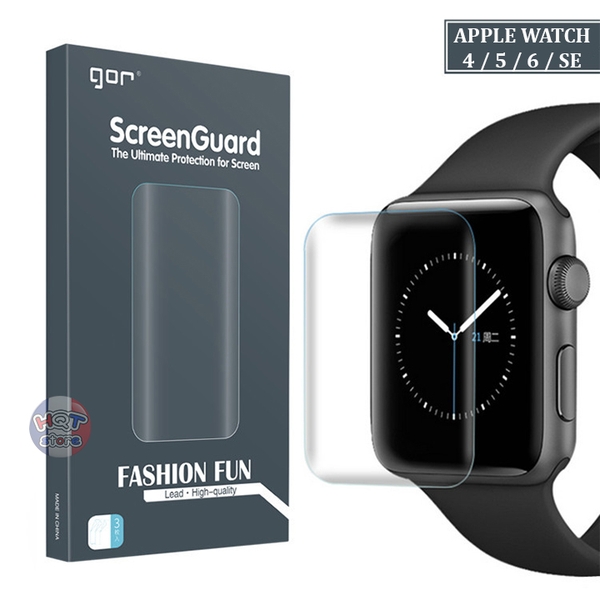 Dán dẻo Gor 6H trong suốt full màn hình cho Apple Watch 4 / 5 / 6 / SE