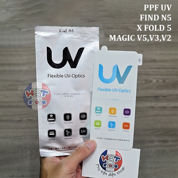 Dán PPF Nano UV màn hình nhỏ Oppo N5 Honor Magic V5 V3 V2 RSR X Fold 5