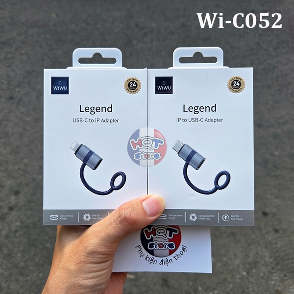 Đầu chuyển đổi WiWU Legend L to C / C to Lightning Adapter Wi-C052