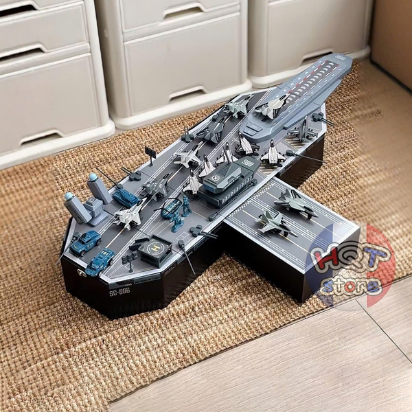 Đồ chơi Tàu Sân Bay Aircraft Carrier Thunderbolt Sciene Can SC-006