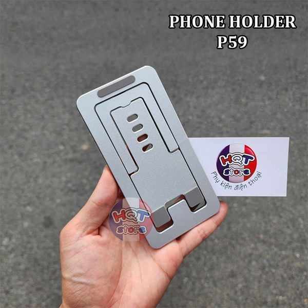 Giá đỡ siêu mỏng 3.5mm xếp gọn bỏ túi P59 Phone Holder cho điện thoại