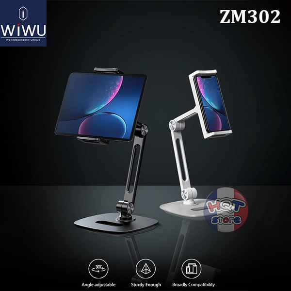 Giá đỡ xoay 360 độ để bàn WiWU Giraffe Desk Stand ZM302 cho iPad