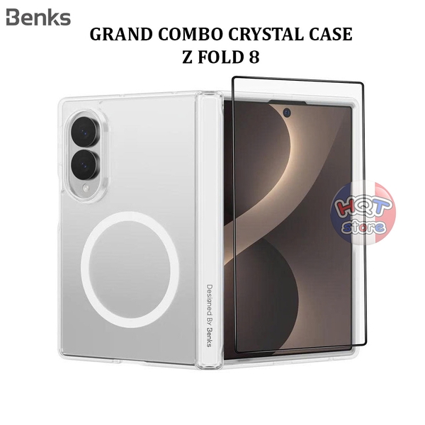 [Grand Combo] Ốp Benks Crystal Case Samsung Z Fold 8
