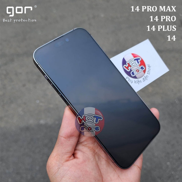 Kính chống vân tay Gor AG IPhone 14 Pro Max / 14 Pro / 14 Plus / 14