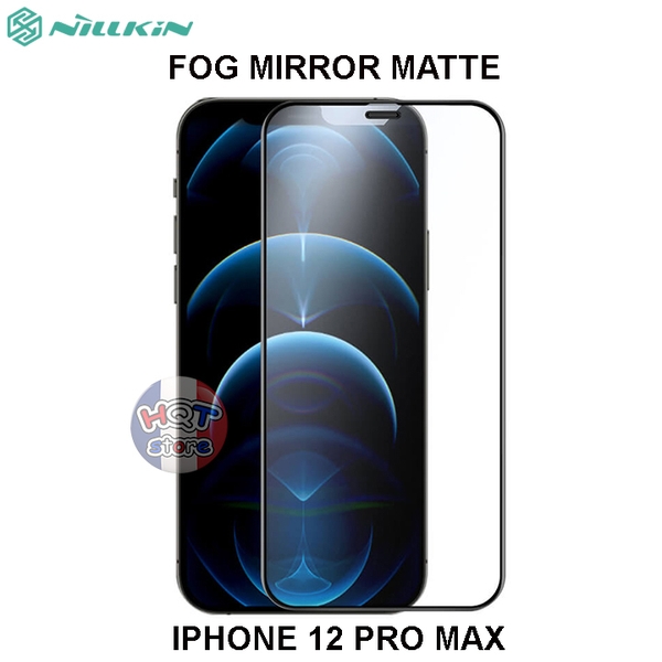 Kính chống vân tay Nillkin Fog Mirror Full Matte IPhone 12 Pro Max