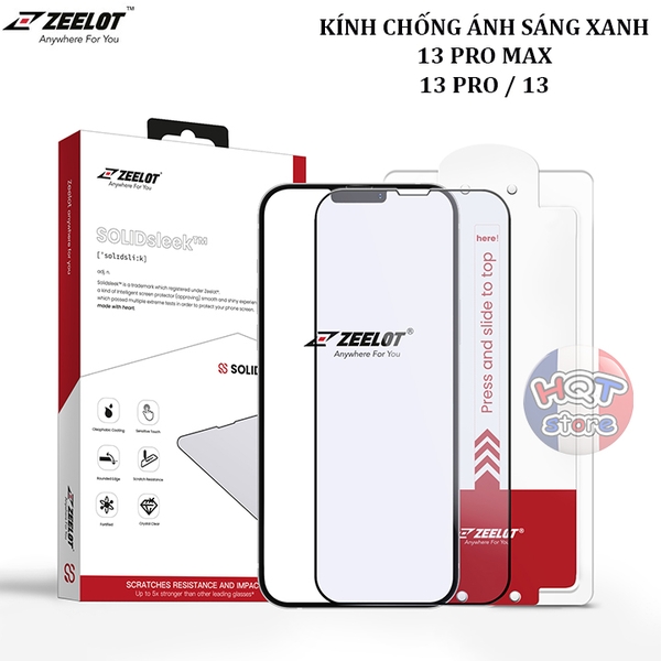 Kính chống ánh sáng xanh ZEELOT ANTI-BLUE RAY IPhone 13 Pro Max 13Pro