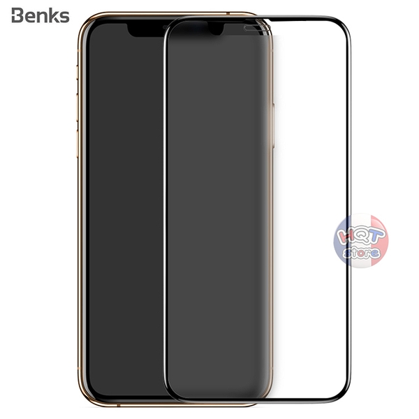 Kính cường lực chống vân tay full màn Benks VPro IPhone X / XS Max