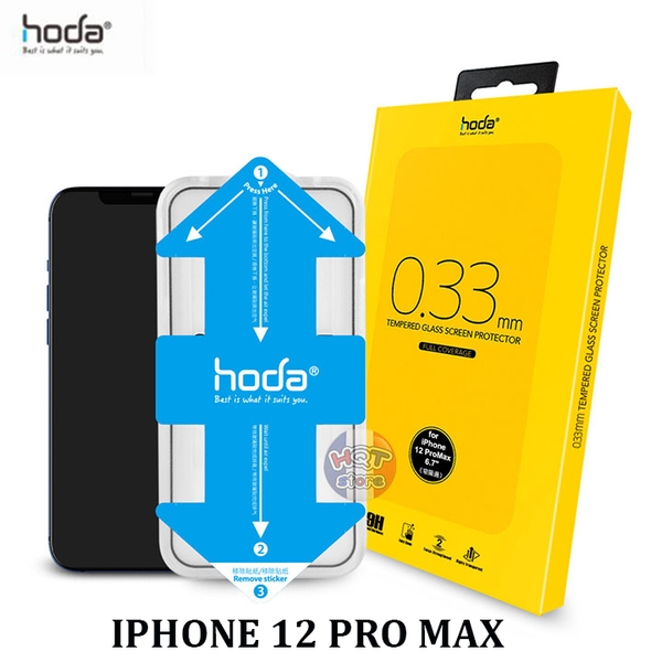 Kính cường lực full màn hình HODA CLEAR 2.5D IPhone 12 Pro Max