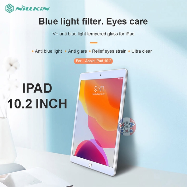 Kính cường lực Nillkin V+ chống ánh sáng xanh IPad 10.2inch Gen 7