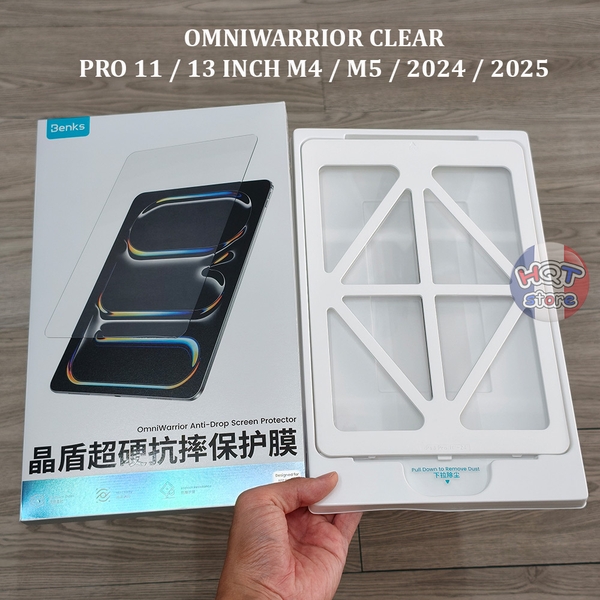 Kính Benks OmniWarrior iPad Pro 11 / 13 inch M4 M5 2024 2025