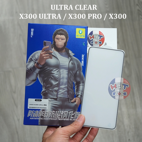 Kính BlueO Ultra Clear Vivo X300 Ultra / X300 Pro / X300 trong suốt