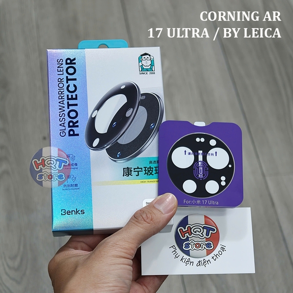 Kính Camera Benks Corning AR Xiaomi 17 Ultra / By Leica