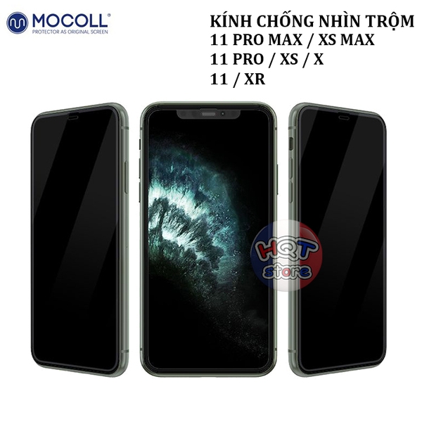 Kính chống nhìn trộm MOCOLL 3D Privacy IPhone 11 Pro Max 11 Pro 11