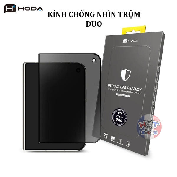 Kính chống nhìn trộm HODA 2.5D Privacy cho iPhone Duo