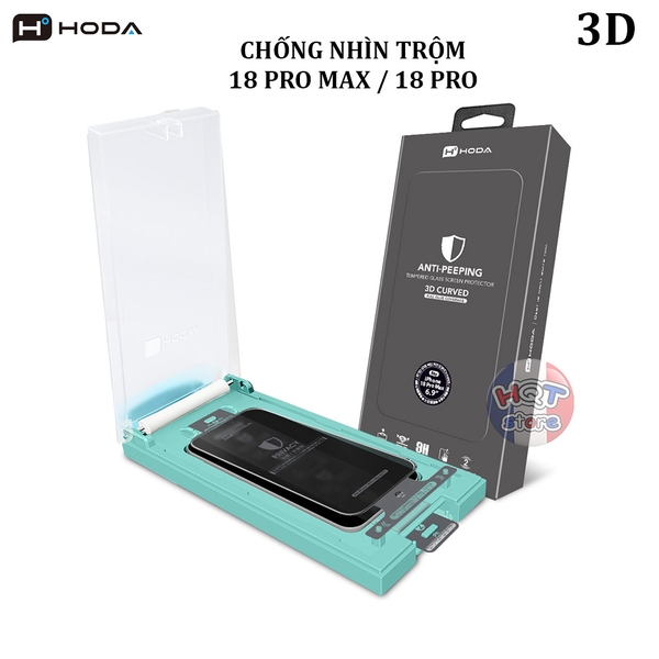 Kính chống trộm HODA 3D Privacy IPhone 18 Pro Max / Pro