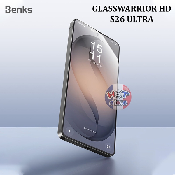 Kính cường lực Benks GlassWarrior HD Samsung S26 Ultra