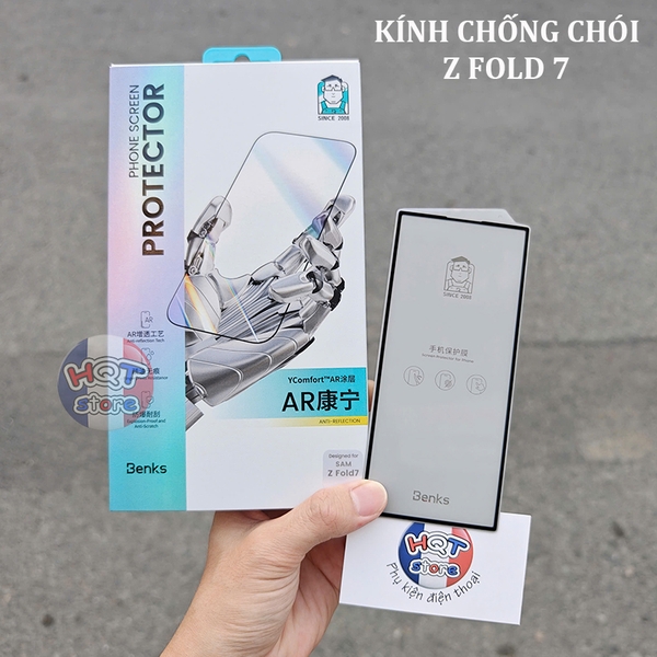 Kính cường lực chống chói Benks AR Corning AGbC 0.23mm Z Fold 7