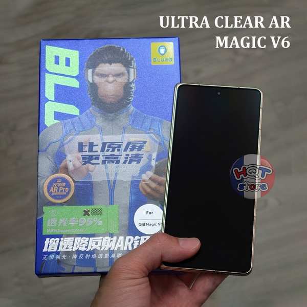Kính cường lực chống chói BlueO Ultra Clear AR Honor Magic V6
